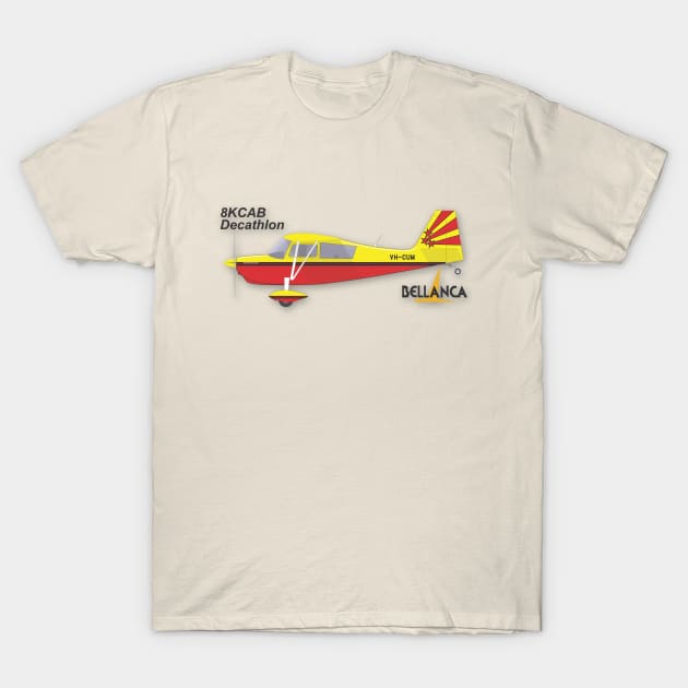 Bellanca 8KCAB Decathlon T-Shirt by GregThompson